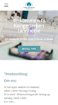 Mobile Screenshot of kongeparkentannhelse.no